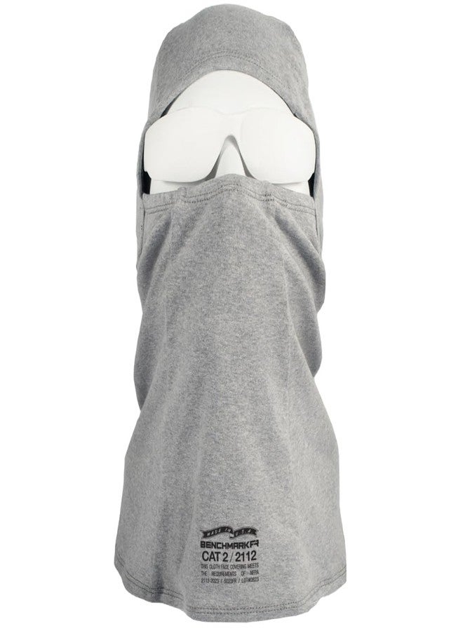 BENCHMARK FR Flame Resistant Lightweight Balaclava - Made in The USA (Light Gray) - Image 2